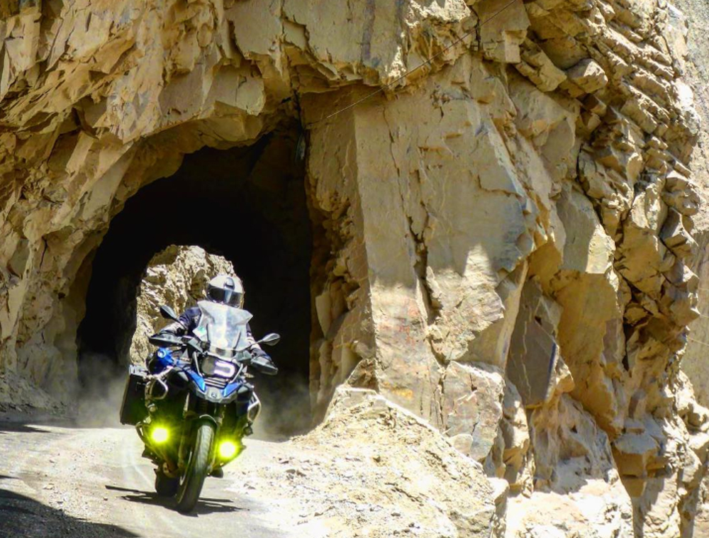 Khalid Al Jaber coming out of Cañón del Pato, Peru. Photos Credit: Instagram.com/khalidaljaber