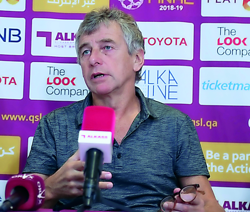 Al Gharafa’s coach Christian Gourcuff