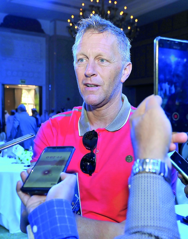 Al Arabi coach Heimir Hallgrímsson