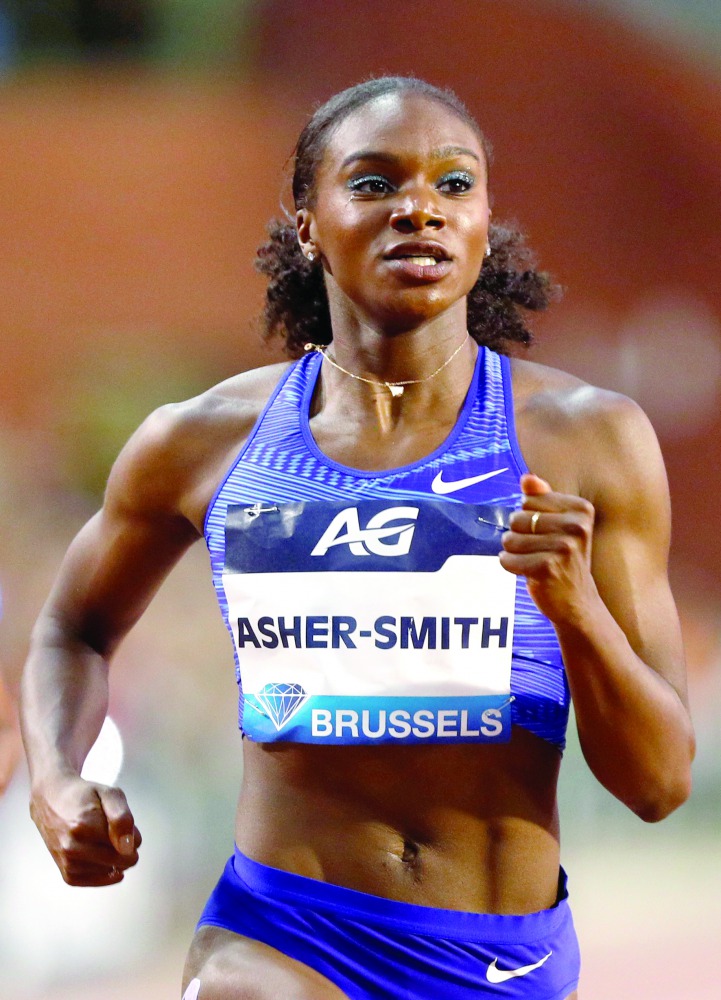 Dina Asher-Smith  of the USA