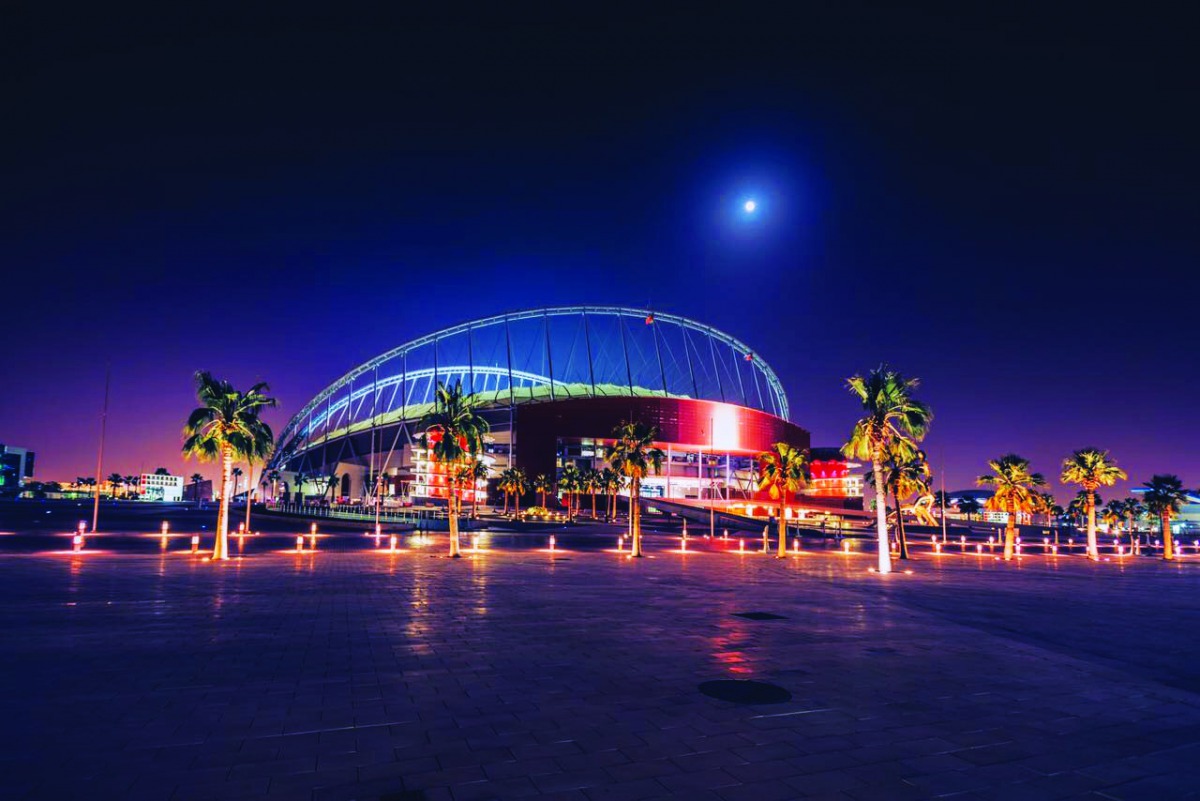 A view of Khalifa International Stadium.