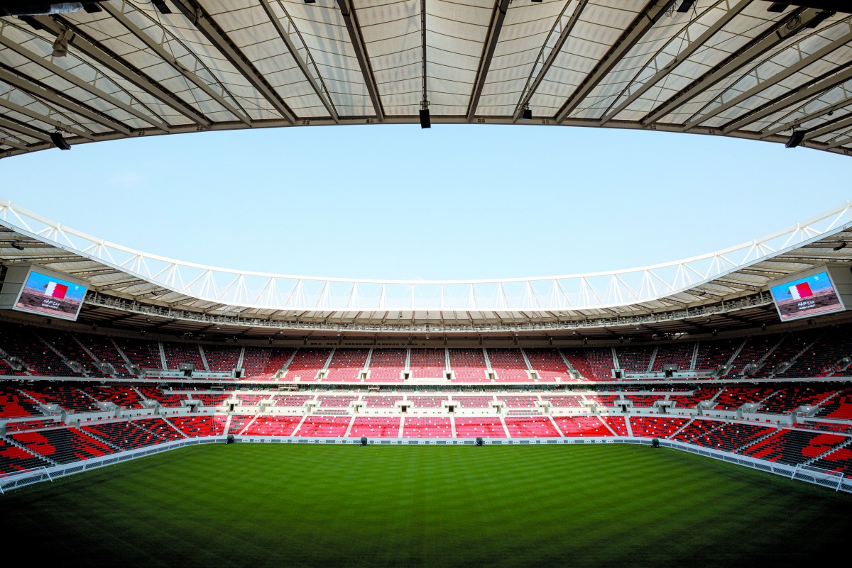 Qatar's latest FIFA World Cup 2022 venue at Al Rayyan. 