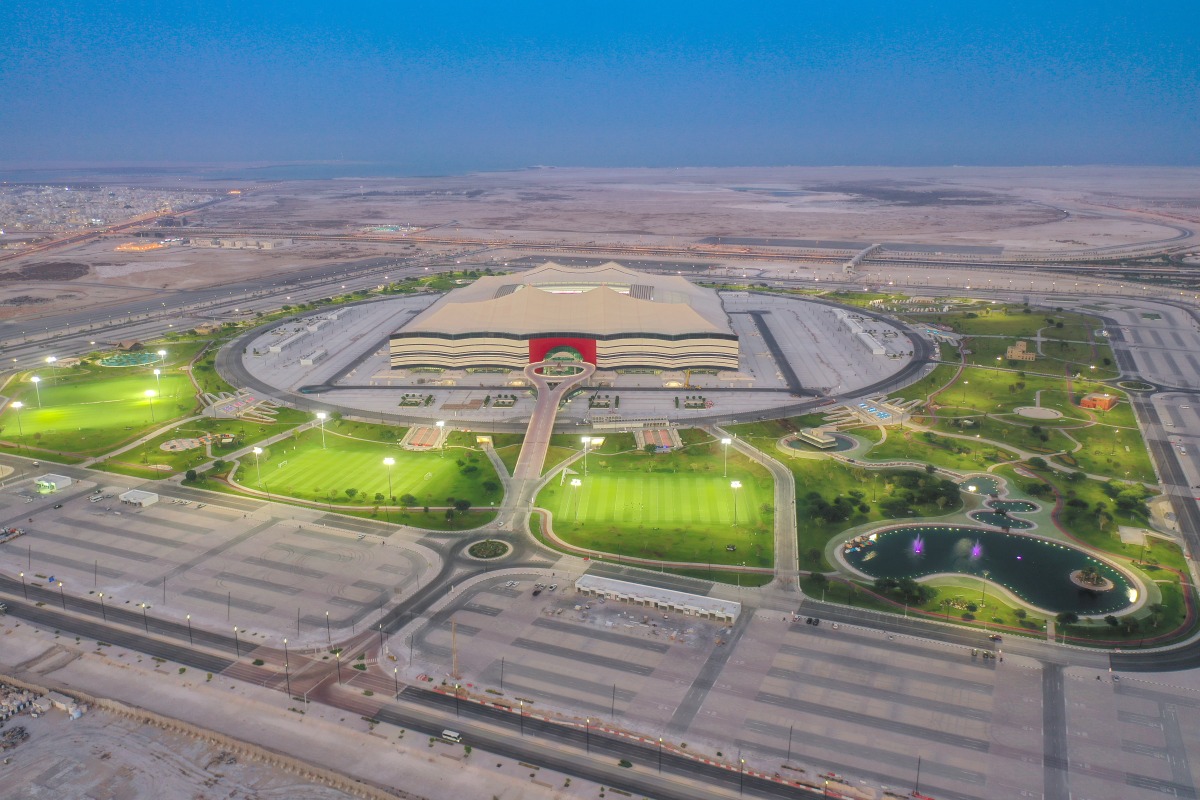 Stunning view of Al Bayt Stadium 