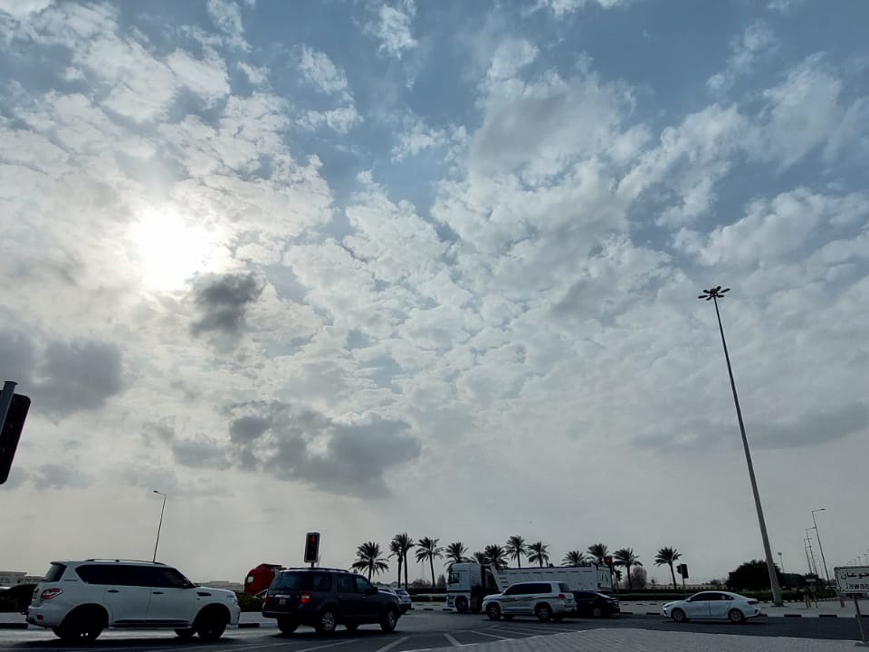 Doha Sky as on December 26. Picture by Salim Matramkot / The Peninsula  