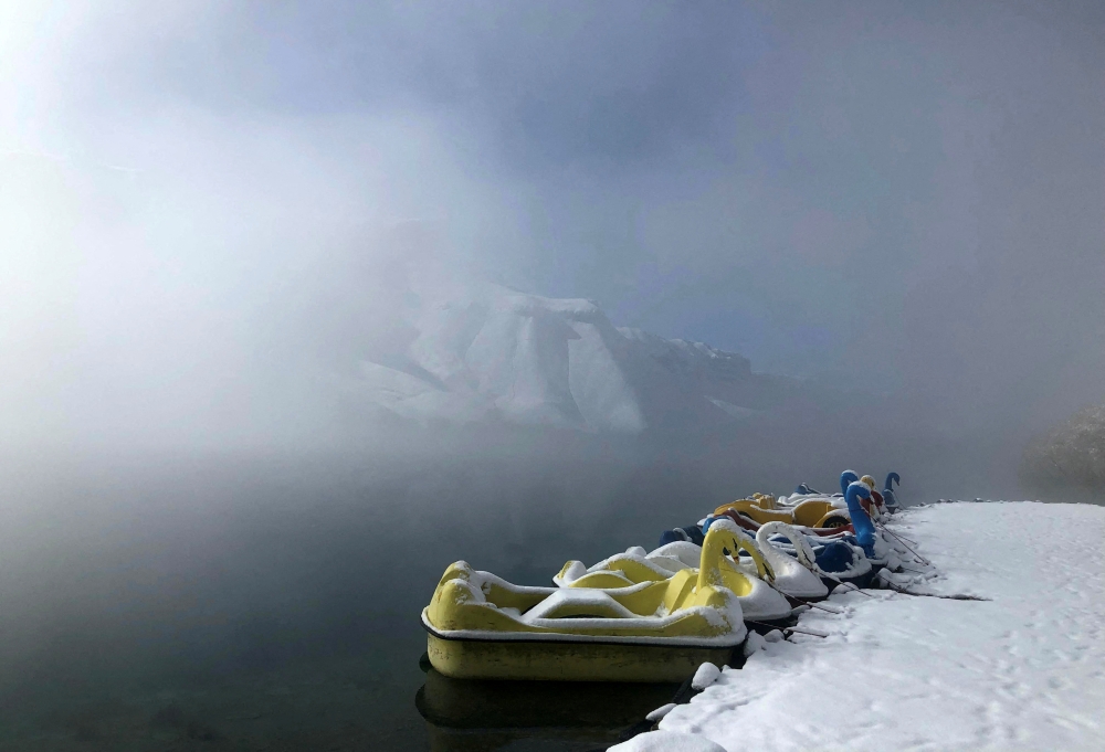 General view of Band-e Amir National Park in Bamiyan, Afghanistan, December 23, 2021. Reuters/Ali Khara