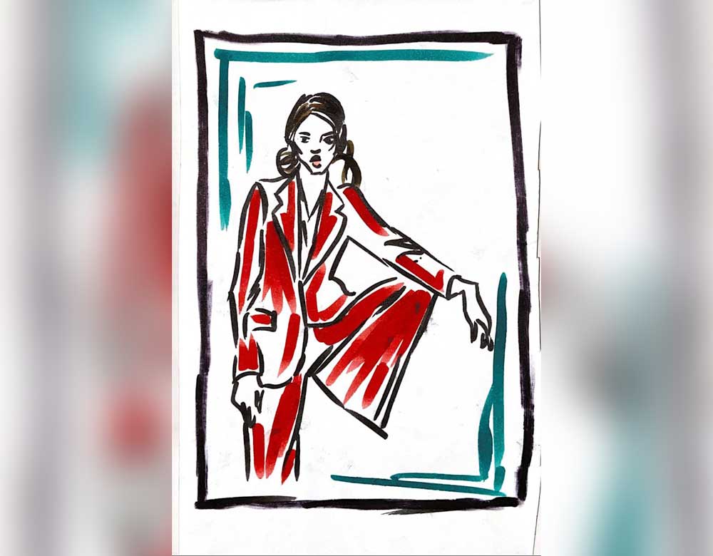 One of Maneeza’s sketches.