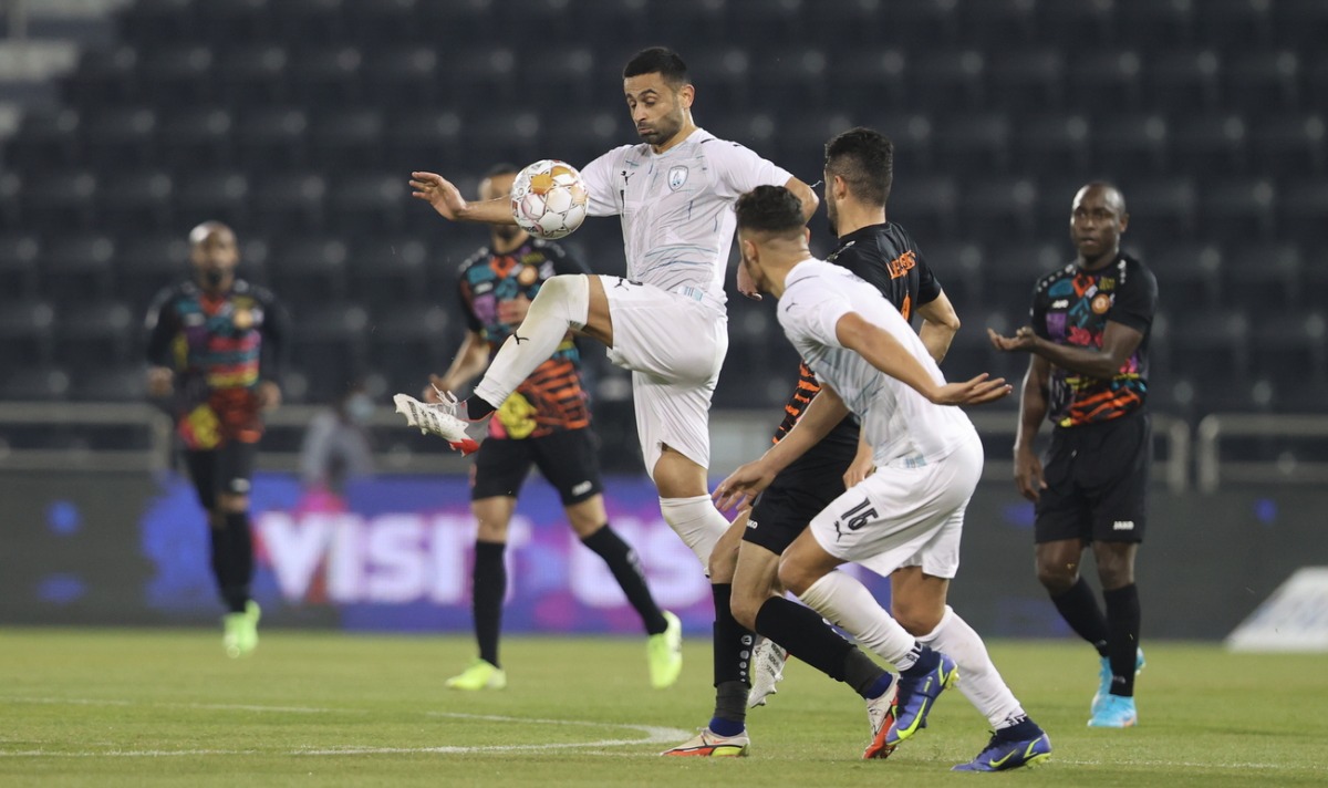 Al Wakrah's Omid Amir Ebrahimi in action yesterday.  Pictures: Hussein Sayed