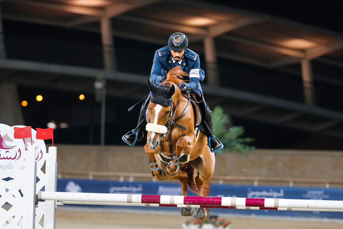 Saeed Nasser Al Qadi astride Electra B.