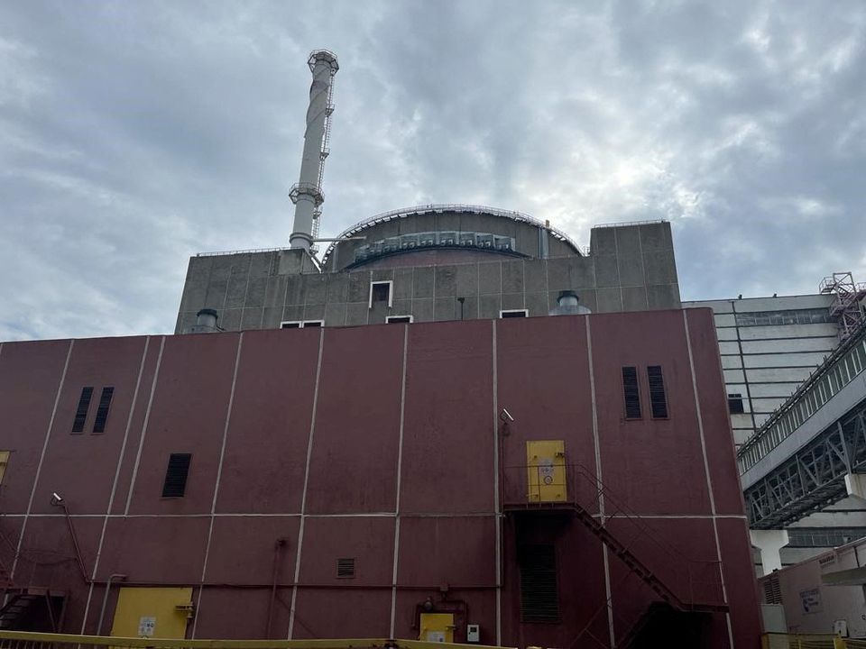  File photo of Zaporizhzhia nuclear plant in Ukraine  