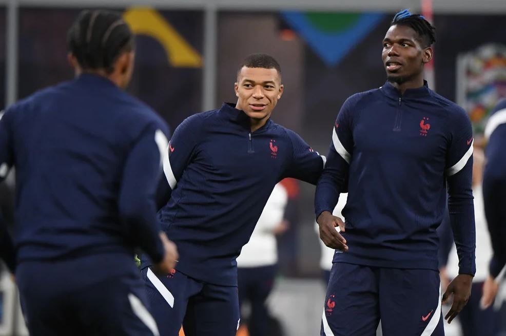 Kylian Mbappé and Paul Pogba. (Reuters / File Photo)