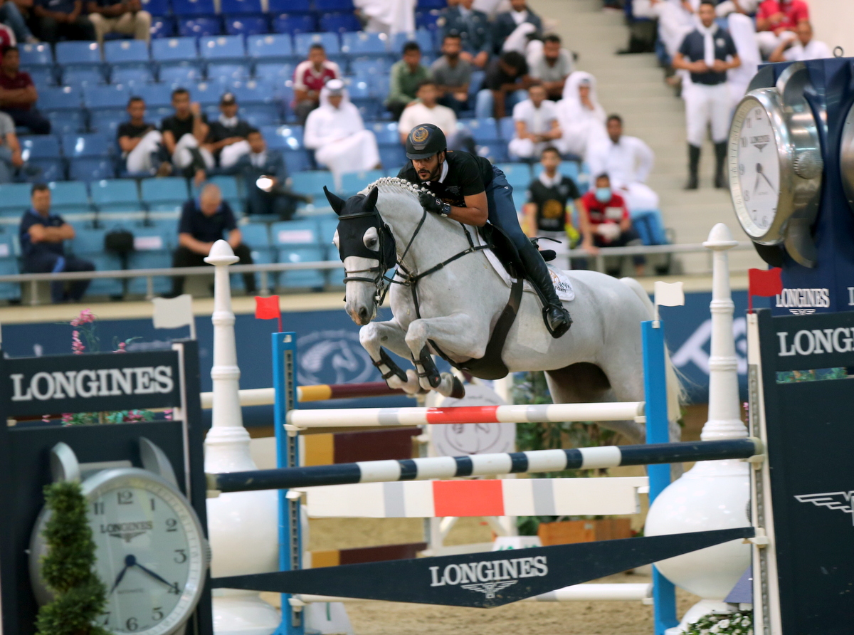 Mohammed Saeed Haidan astride Miss Chili in the Medium Tour.