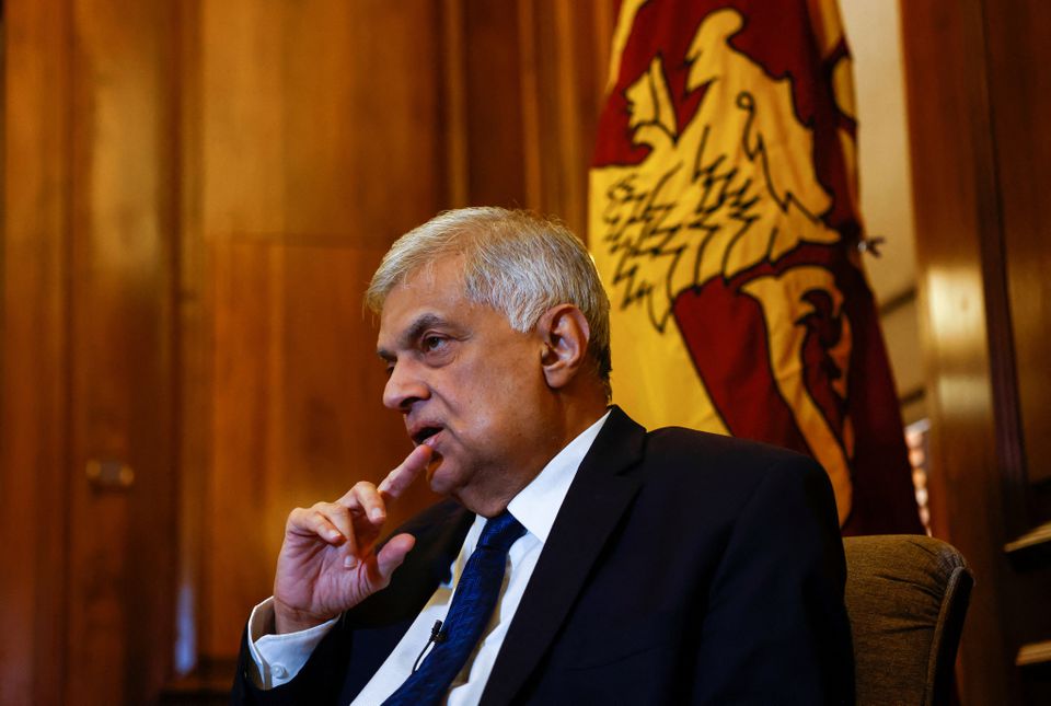 File photo of President Ranil Wickremesinghe