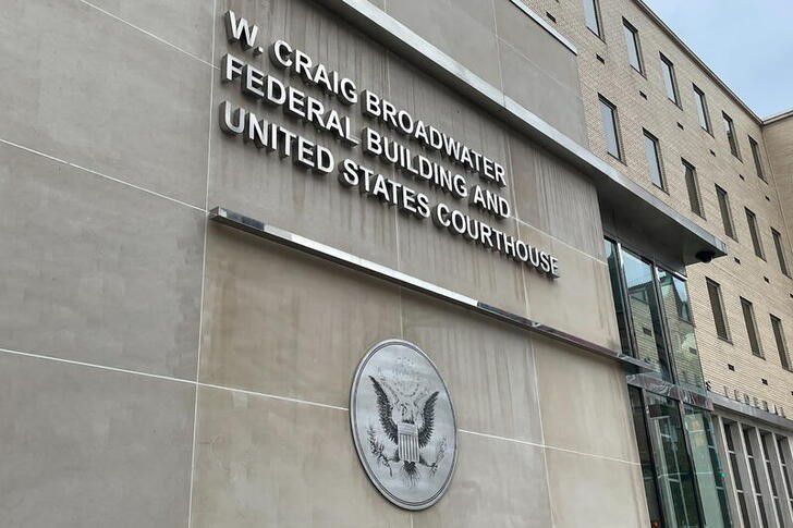 The federal courthouse where former US Navy engineer Jonathan Toebbe and his wife Diana face their first court hearing on charges that they attempted to sell secrets about nuclear submarines to a foreign power in exchange for cryptocurrency, is seen in Martinsburg, West Virginia, US, on October 12, 2021. File Photo / Reuters
