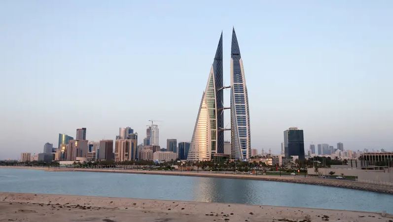 General view of Bahrain World Trade Centre in Manama, Bahrain, June 20, 2019. (Reuters)