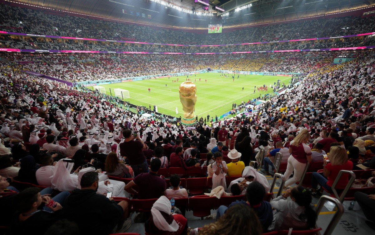 File photo. Qatar versus Ecuador in Al Bayt Stadium. Photo by Rajan/ The Peninsula. 