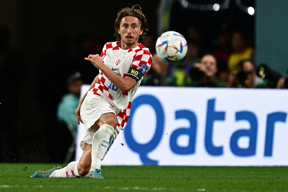 Croatia’s midfielder Luka Modric.