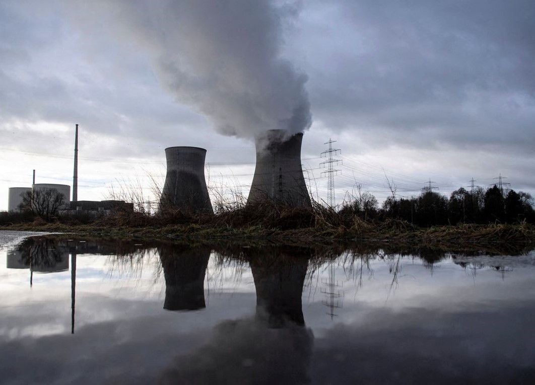 File photo: A general view of the nuclear power plant in Gundremmingen, Germany, December 29, 2021. (REUTERS/Lukas Barth)