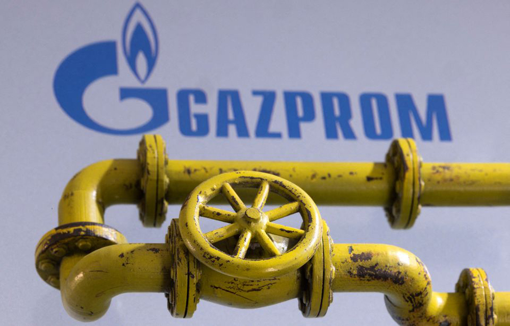 Russian Gazprom gas production decreases by 20 percent last year. (QNA)