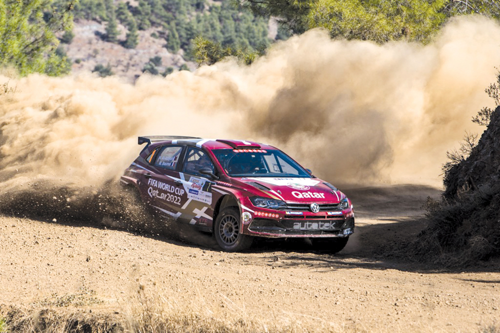 Qatar's Nasser Al Attiyah and his navigator Matheu in action, in this file photo.