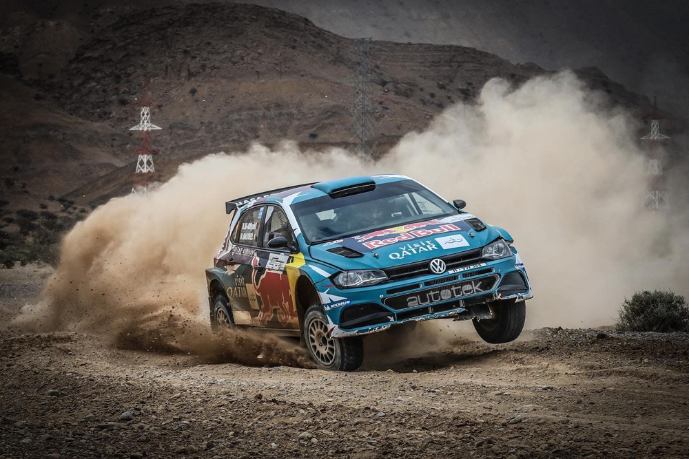 Nasser Saleh Al Attiyah in action during the Saudi Baja-Hail.