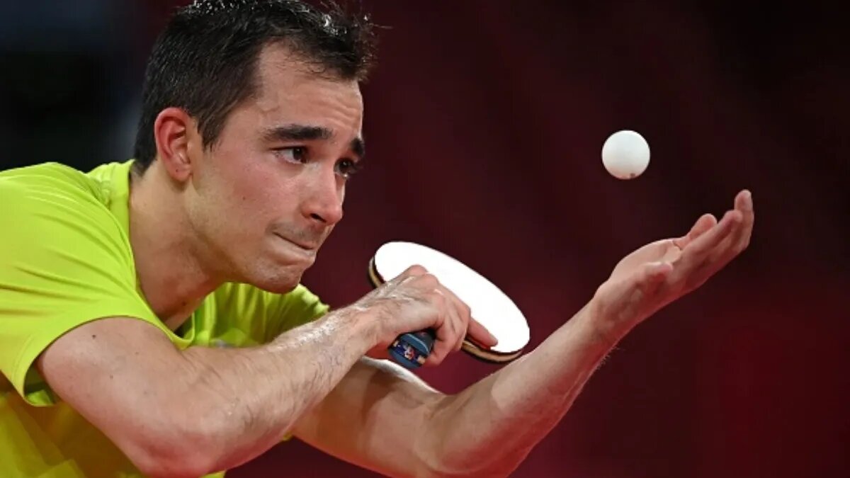 Hugo Calderano reached the quarterfinals at the Tokyo 2021 Olympics. File photo / AFP
