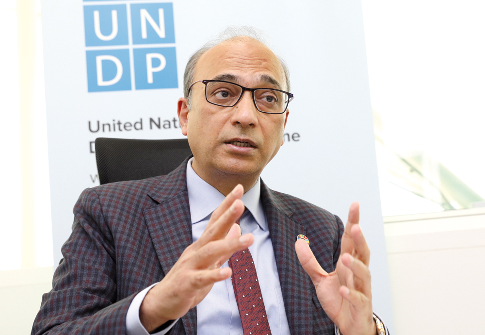 Biplove Choudhary, Technical Representative and Head of Qatar’s Office, UNDP. Salim Matramkot/The Peninsula