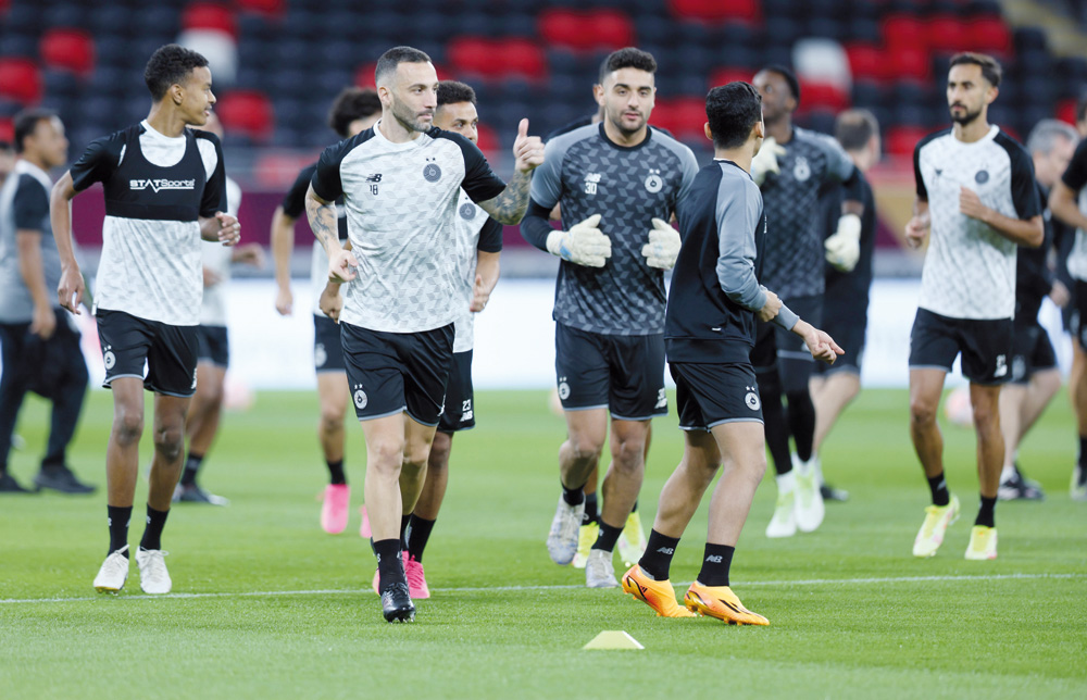 A file photo of Al Sadd's training session.