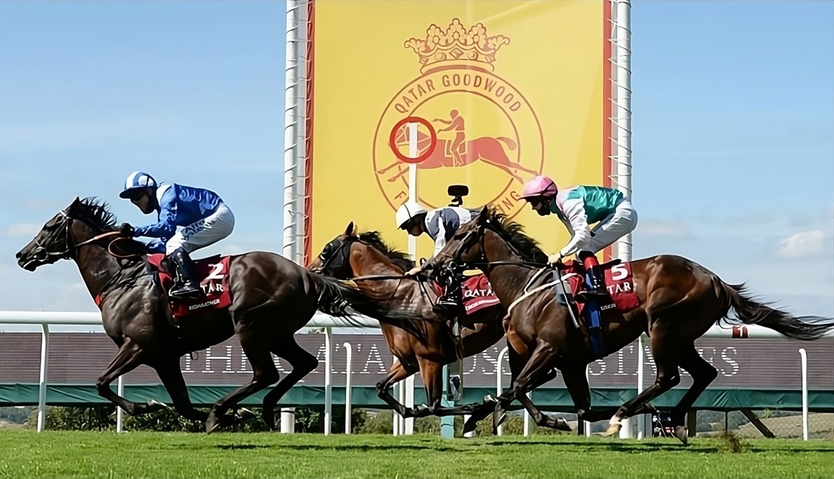 Action during an earlier edition of the Qatar Goodwood Festival, in this file photo.