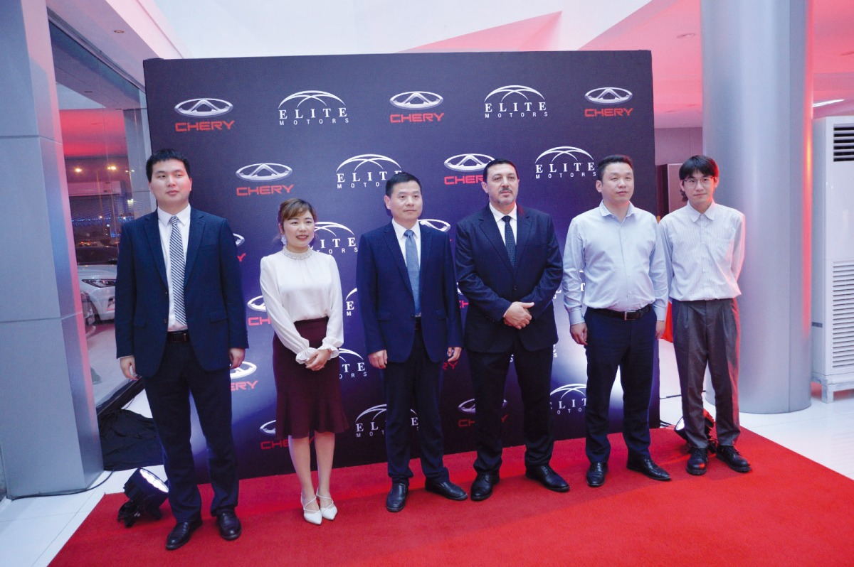 Officials during the announcement of the launch of Tiggo7 Pro Max model.