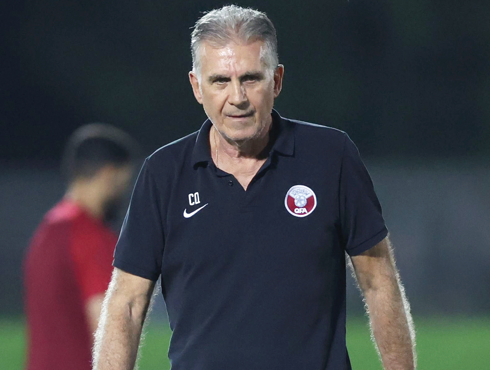  Qatar coach Carlos Queiroz