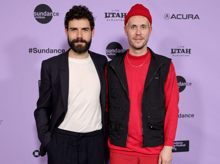 (L-R) Directors Moritz Riesewieck and Hans Block attend the 