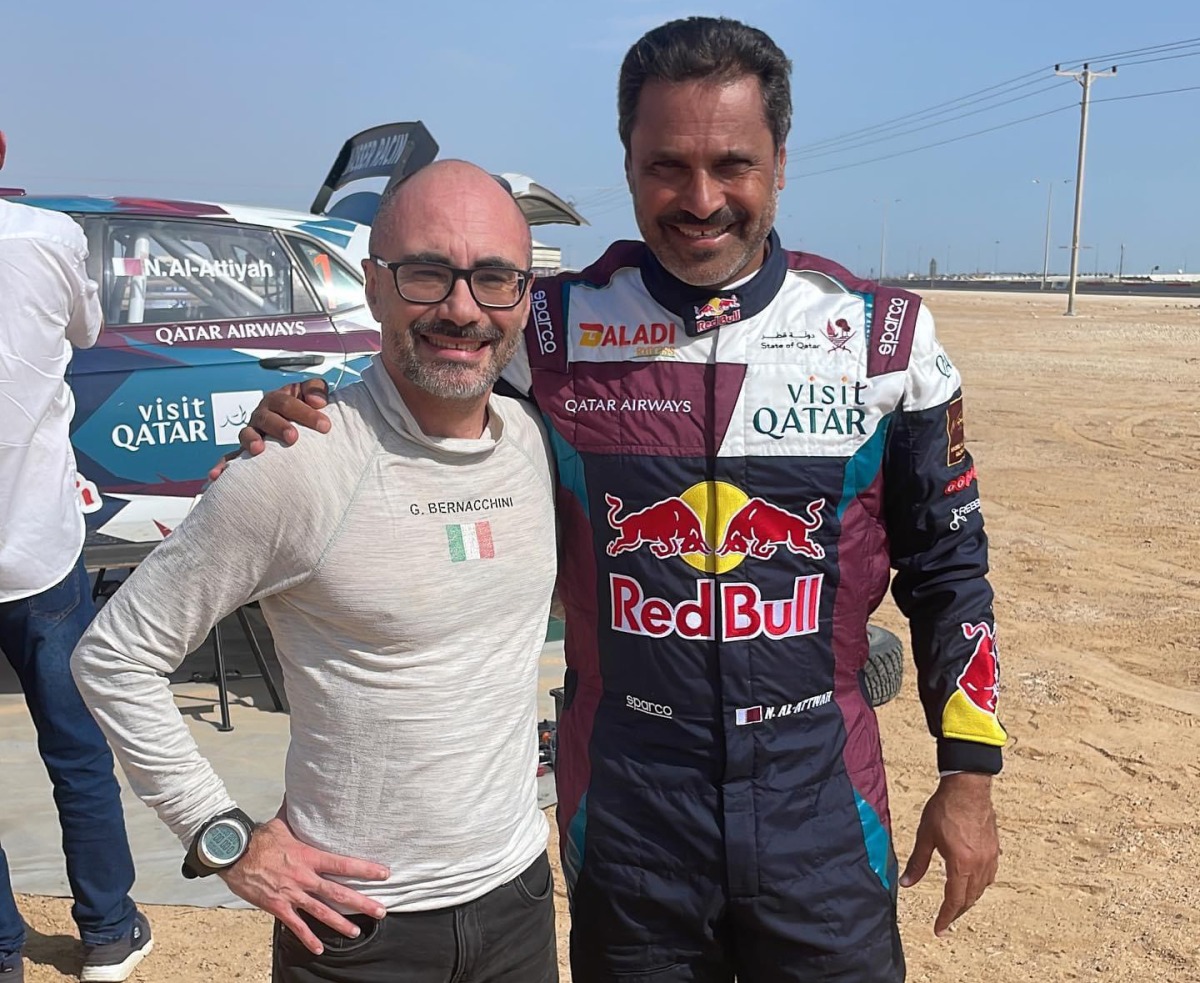 Giovanni Bernacchini and Nasser Saleh Al Attiyah.