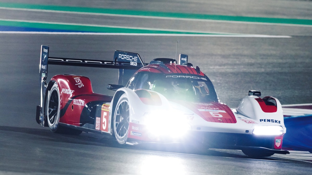 Porsche Penske Motorsport's No.5 car during the free practice session yesterday. PIC: Twitter/ @PorscheRaces