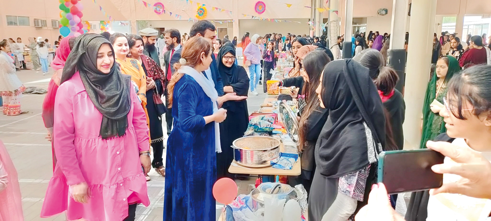 Principal Neelam Nisar, taking rounds of all the schools along with the Vice Principals.