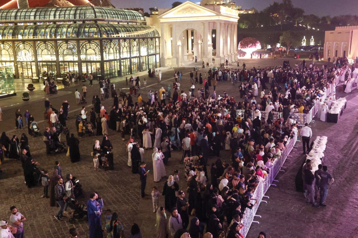 Thousands of children and their families participated in Katara’s Garangao celebrations.