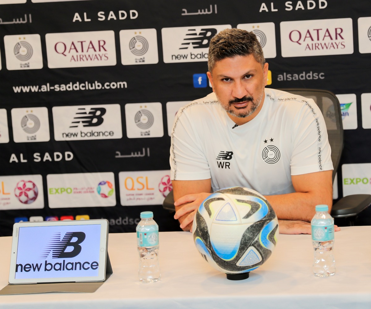 Al Sadd coach Wesam Rizik.