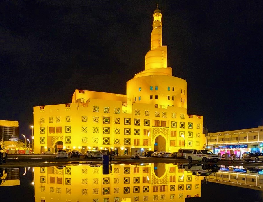 The Al Fanar Mosque, in all its beauty and elegance, after a light drizzle during the holy month of Ramadan. (File pic: Marivie Alabanza/The Peninsula)