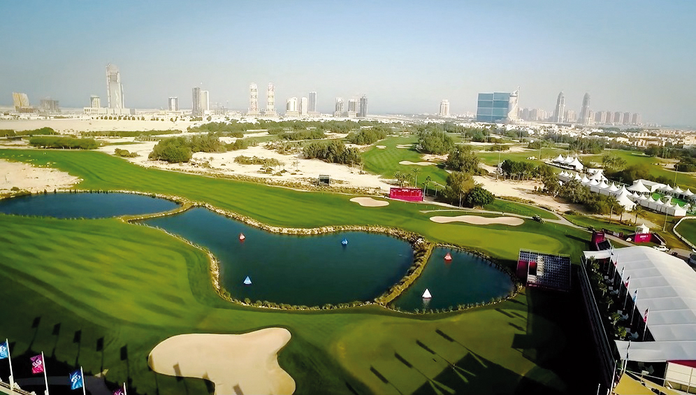 A general view of the Doha Golf Club.