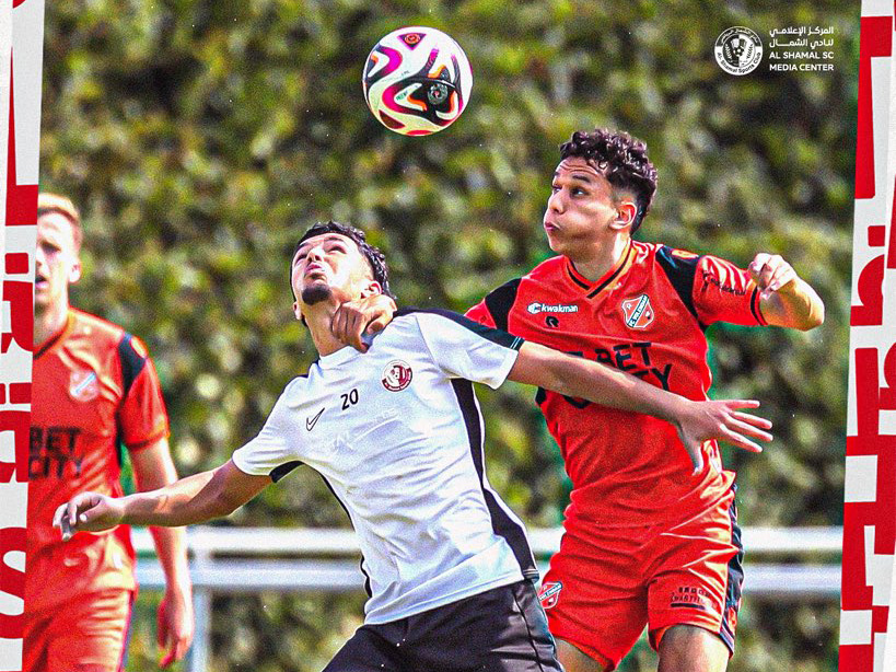 Action during the match between Al Shamal and FC Volendam.