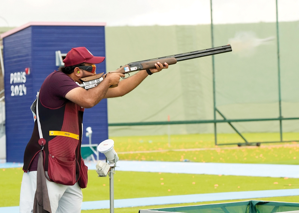 Qatari shooter Rashid Saleh Al Athba yesterday wrapped up his Olympic campaign with a near-perfect show of 24 and 25 in the last two rounds.