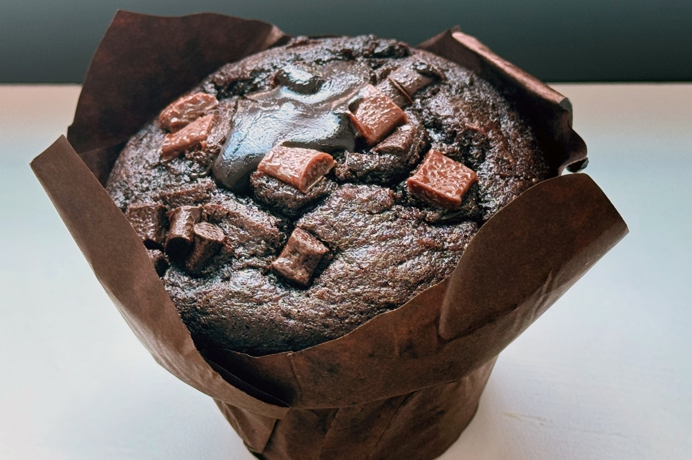 The chocolate muffin that's making waves in the Olympic Village. (Photo by Marvin Joseph/The Washington Post)