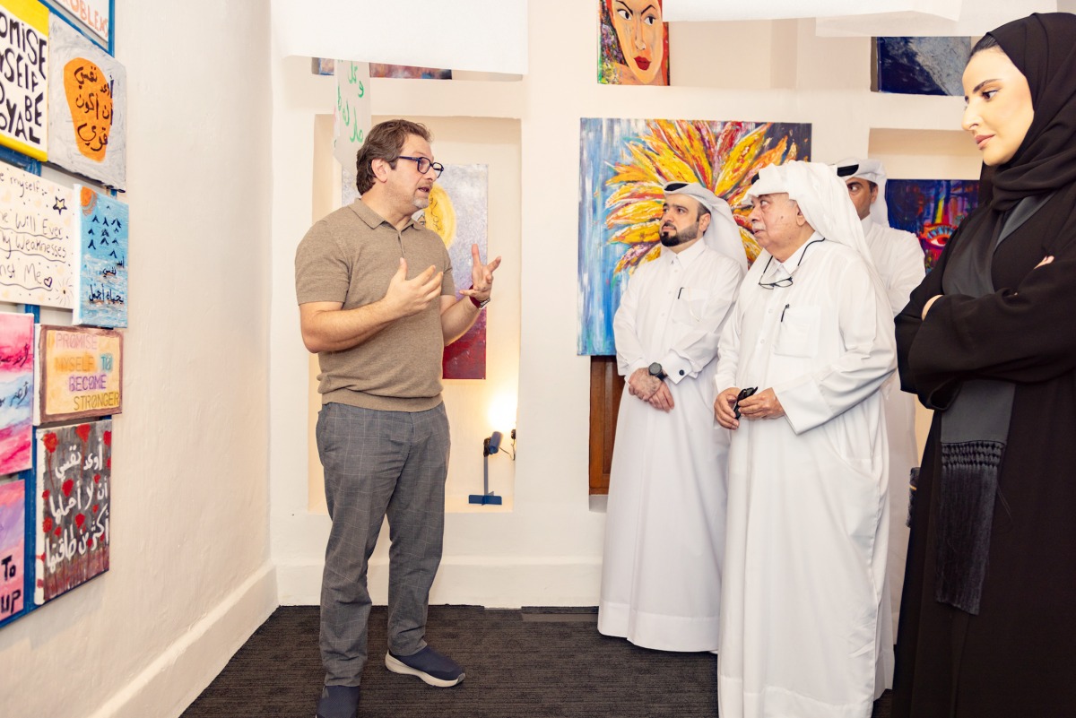 Officials during the opening of the exhibition.