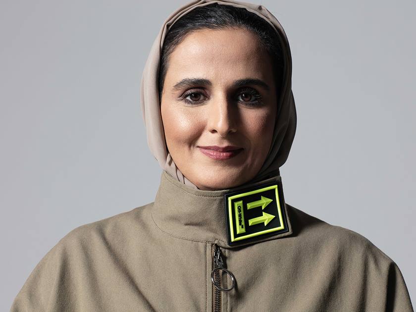 Chairperson of the Board of Trustees of the Qatar Museums H E Sheikha Al Mayassa bint Hamad Al Thani