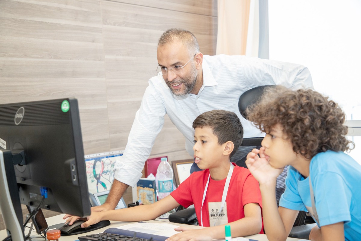 Children taking part in Little Employee initiative