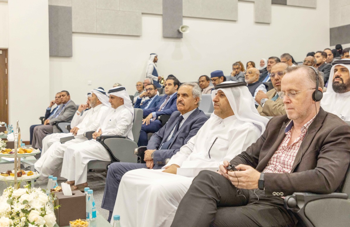 CCQ President Dr. Khaled Al Horr with other officials during the event.