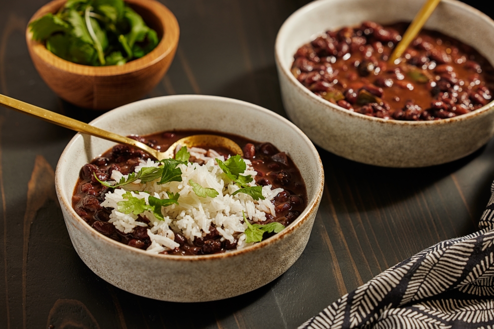 Instant Pot Black Bean Soup. (Photo by Tom McCorkle for The Washington Post)