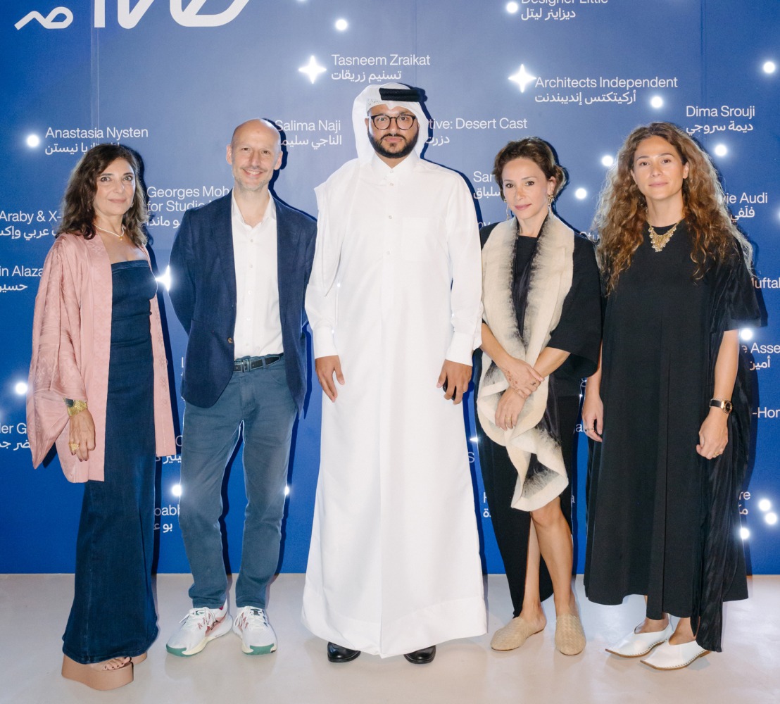 Acting Director of Design Doha Fahad Al Obaidly (centre) with others at the event.