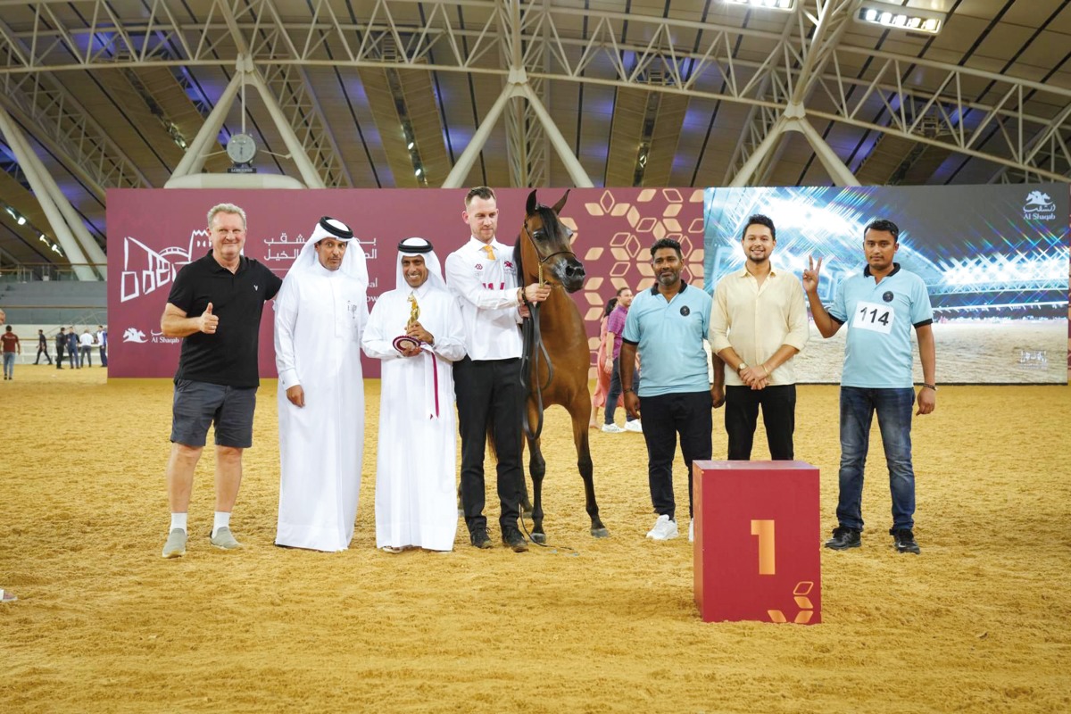 Sheikh Hamad bin Ali Al Thani-owned Farida Mudhar was adjudged best in the Yearling Fillies (2 Years Old) 4A category. 