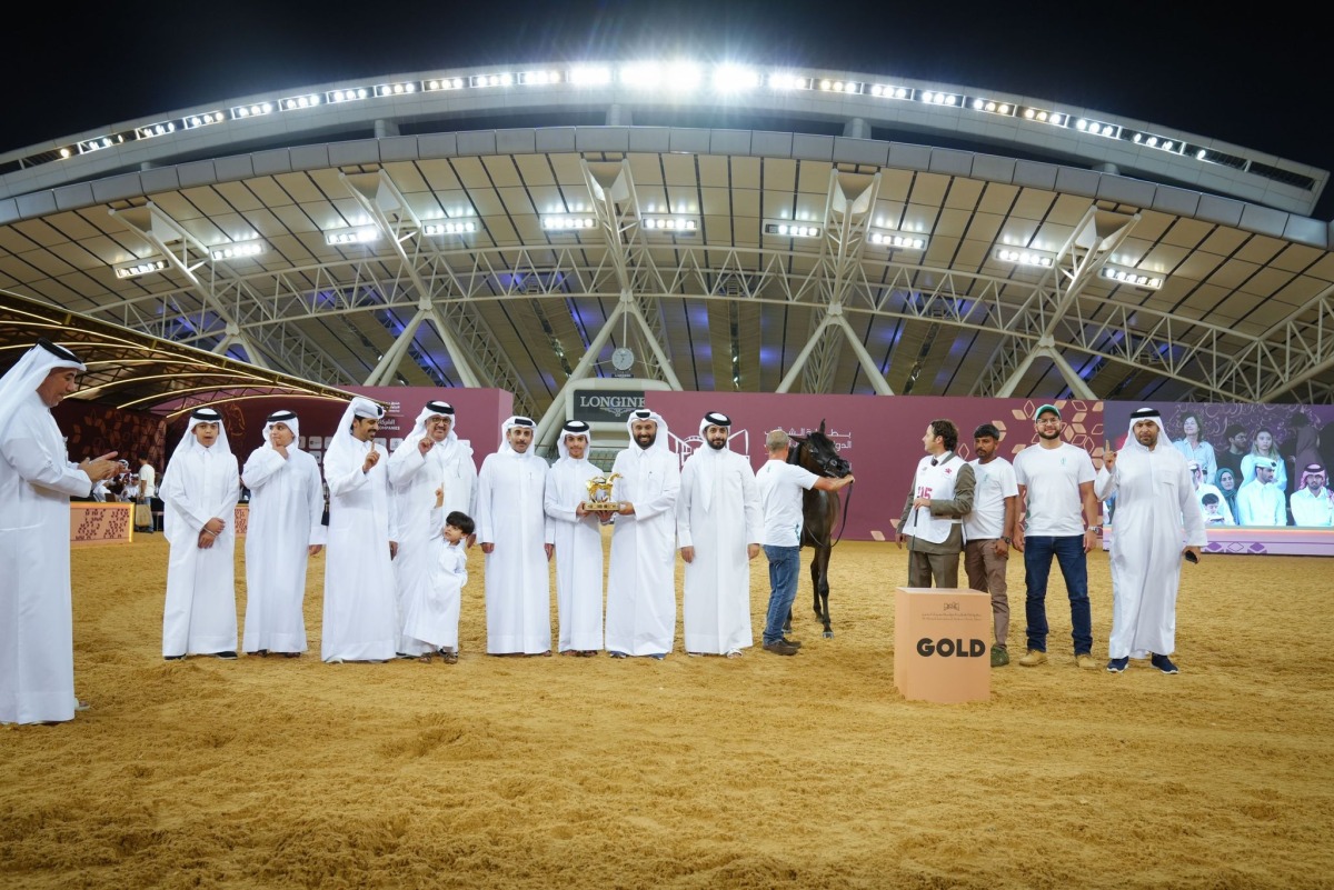 Shamikhat Al Hawjer of Al Thamer Stud won the gold in the Junior Fillies Championship (Class JFC) category.