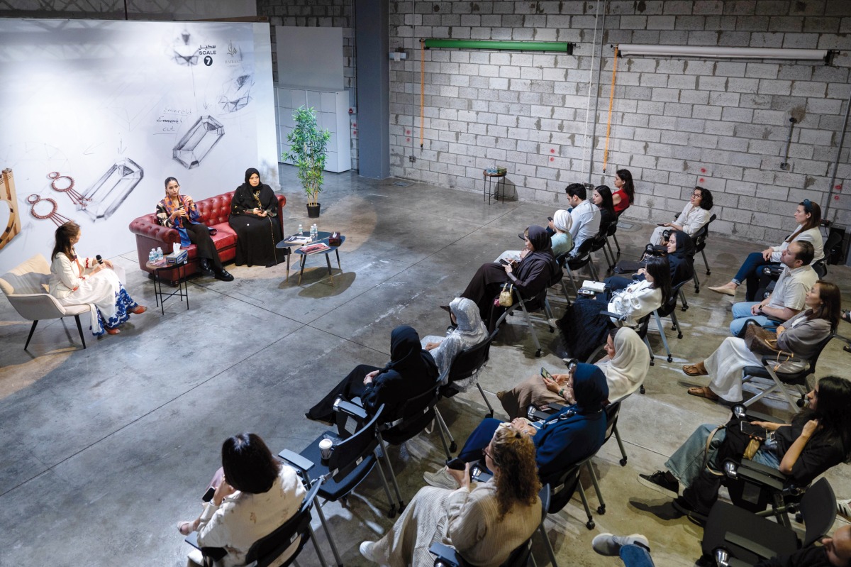 Participants during a session at the event.